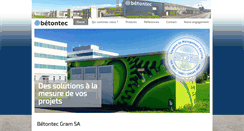 Desktop Screenshot of betontec.ch